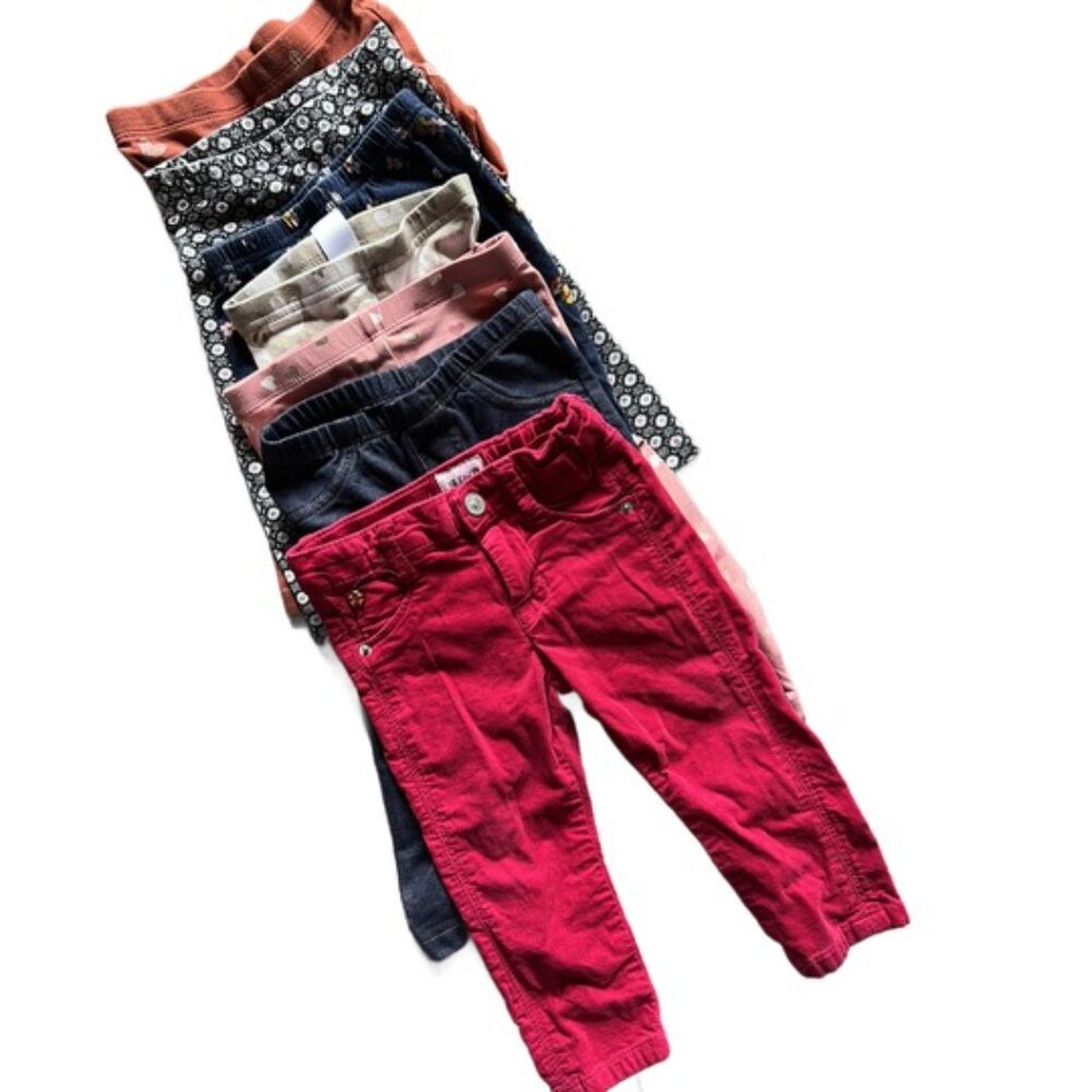 7 Piece Leggings/Jeans/Pants Bundle - 12 Months